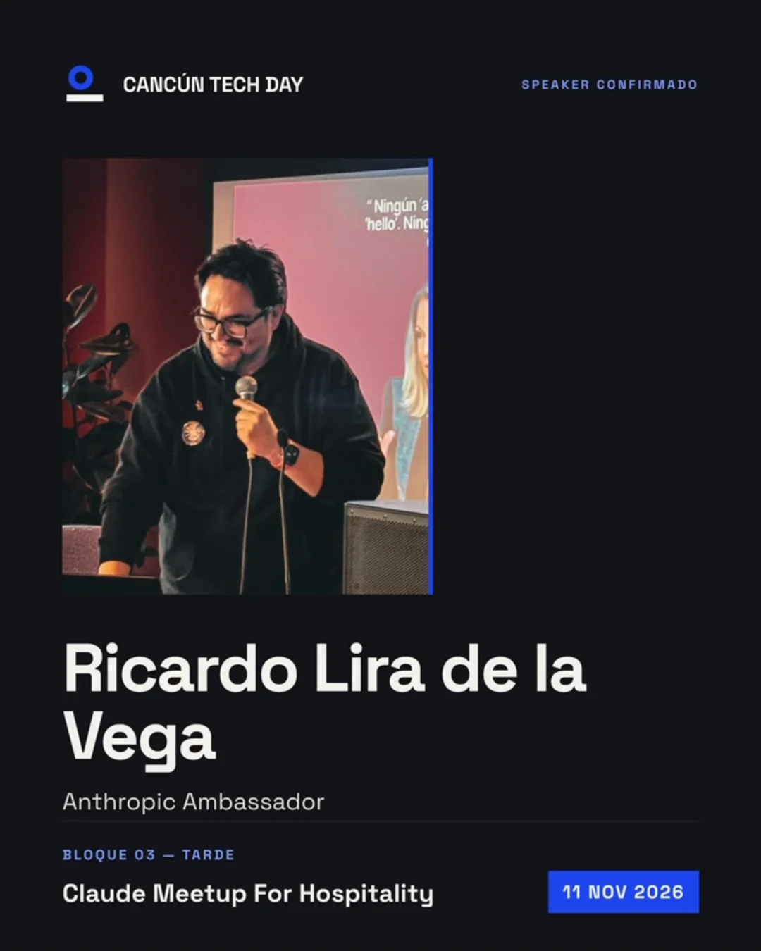 Ricardo Lira de la Vega, Anthropic Ambassador